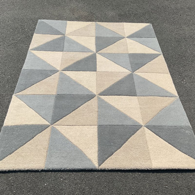Wool Geometric Rug