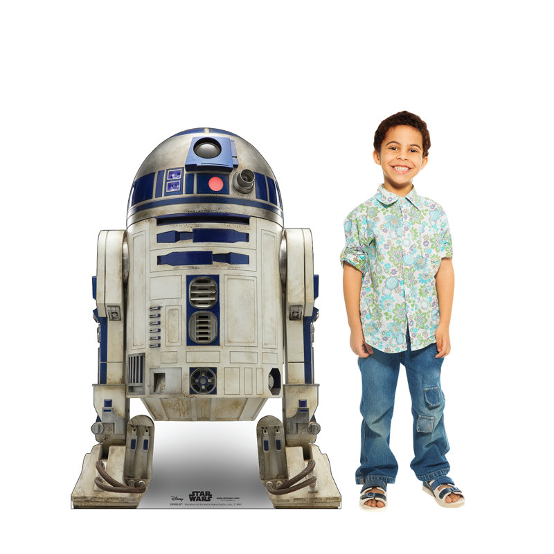 38'' R2-D2 Star Wars Cardboard Standup Decor