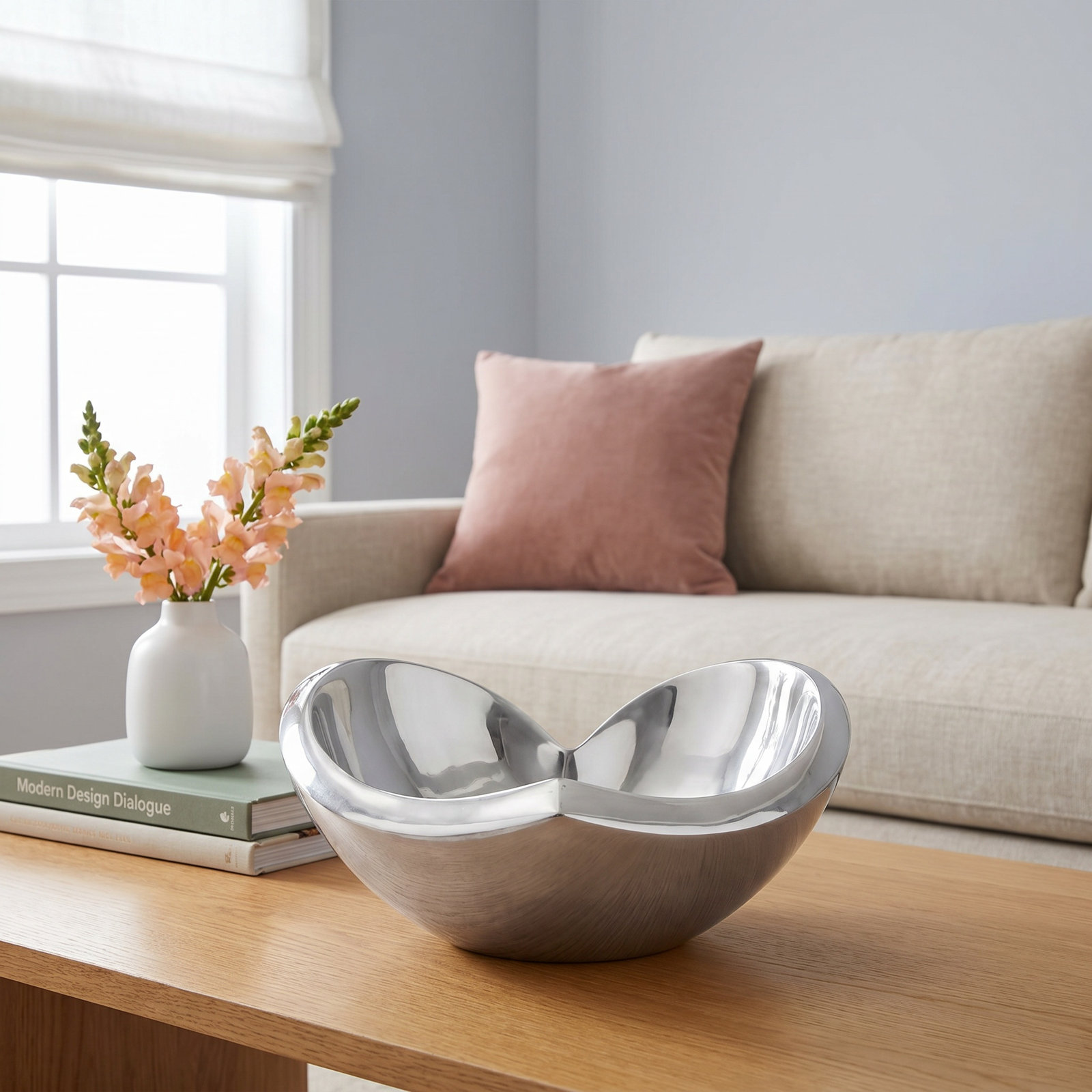 Love Decorative Bowl, 3" H x 6.25" W x 10.5" D