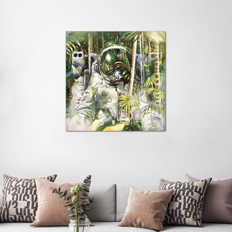 Bamboo Forest by Johnny Morant - Wrapped Canvas Painting, 93.98 cm H x 93.98 cm W x 1.91 cm D