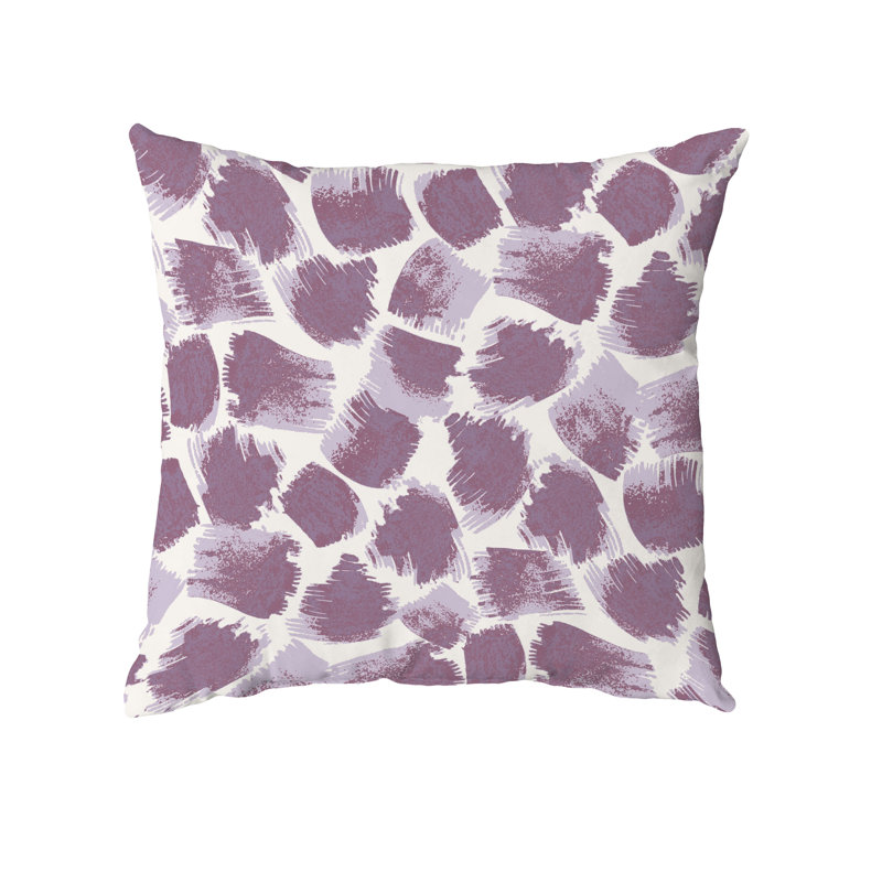  Housse de coussin carré et insert, Violet, 26 po x 26 po