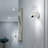 Venezia 5-in Integrated LED ETL Certified Teardrop Armed Wall Sconce Light with Glass Shade-65216907