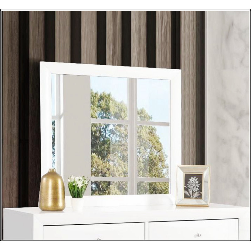 Miroir Glory Furniture Marilla G1570-M, blanc, Blanc