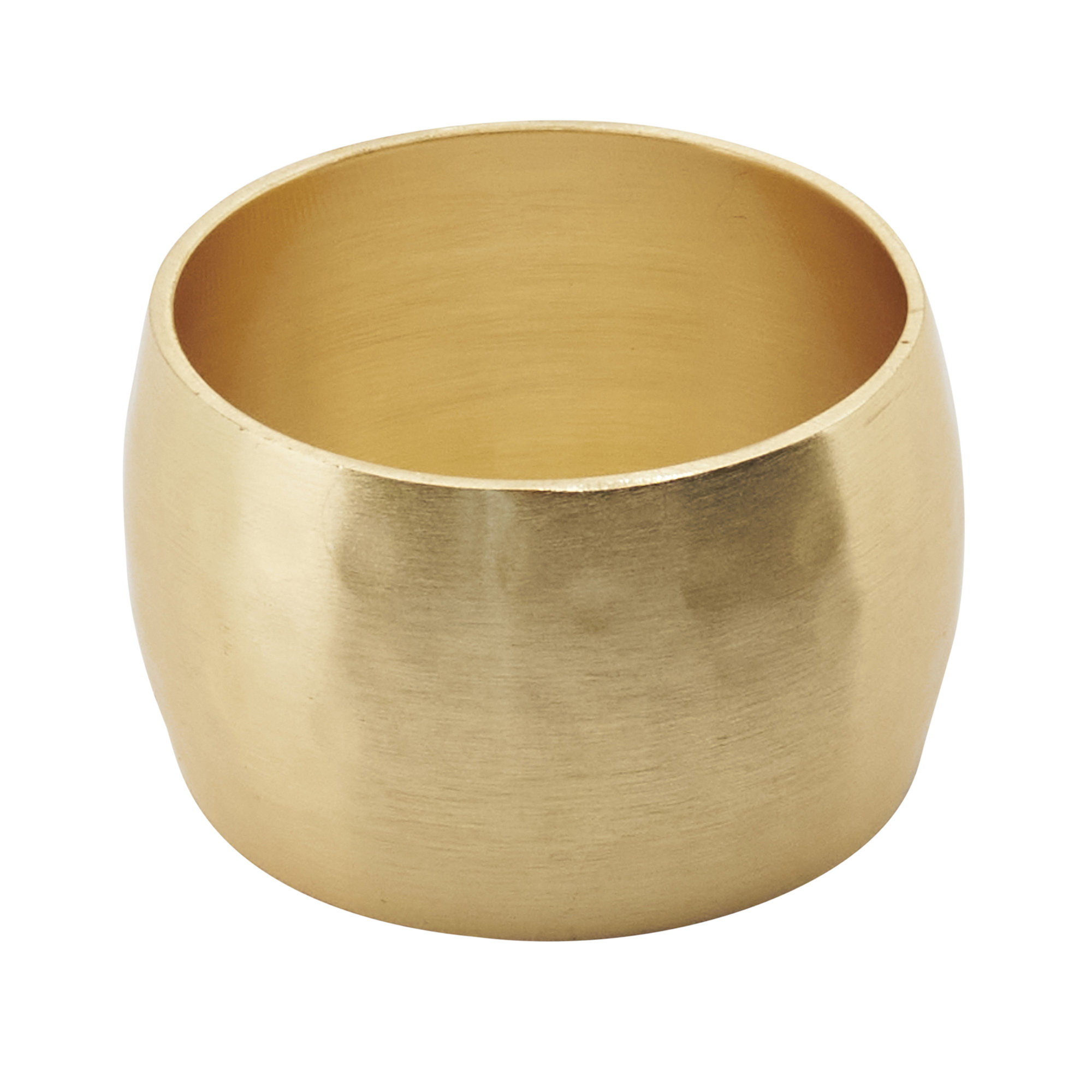 Round Shape Napkin Rings, Gold