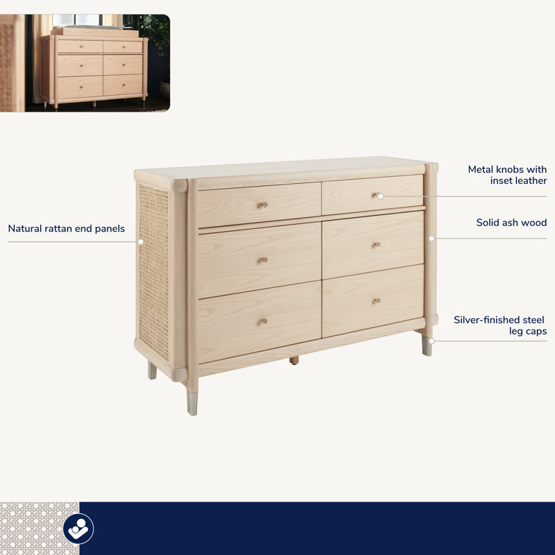 Maxi Cosi Brisa 6-Drawer Assembled Dresser