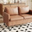 51” W Modern Faux Leather Loveseat-1038790781