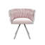 Authneil Velvet Metal Armchair-820958128-828933496-805744038