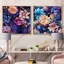 Orly - Ensemble de 2 collages carrés floraux-101845550-101845553