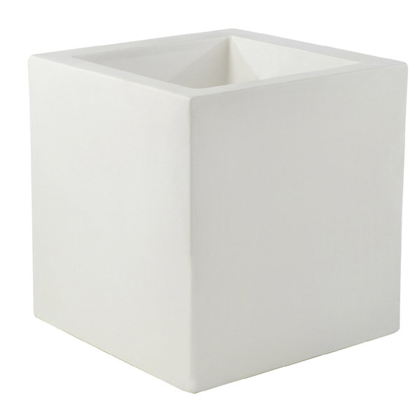 Cube - Resin Pot Planter - Basic, 31.5" H x 31.5" W x 31.5" D, Anthracite
