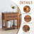 27.55'' Tall 2 Drawer Farmhouse Nightstands-343067949