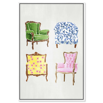 Four Thrones, reproduction d'art sur toile par Art Remedy