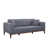 100 % polyester gris foncé est en rupture de stock