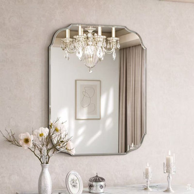 Frameless Beveled Shatter‑Resistant Bathroom Vanity Mirror
