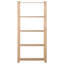 Marks 170cm H x 80cm W Solid Wood Standard Bookcase
