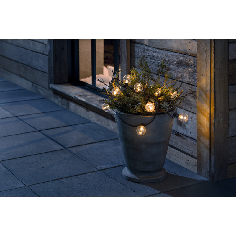 Battery Operated 525cm LED Party String Lights, Amber White