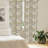 Geometric Semi-Sheer Rod Pocket Sliding Panel-1903961835