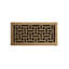 Wicker Style Brass Floor Register-1359796937