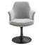 Fauteuil pivotant en velours Lippa Performance-105239668-105239674