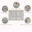 Gazebo Replacement Mosquito Netting With Zippers, 4-Side Mesh Walls