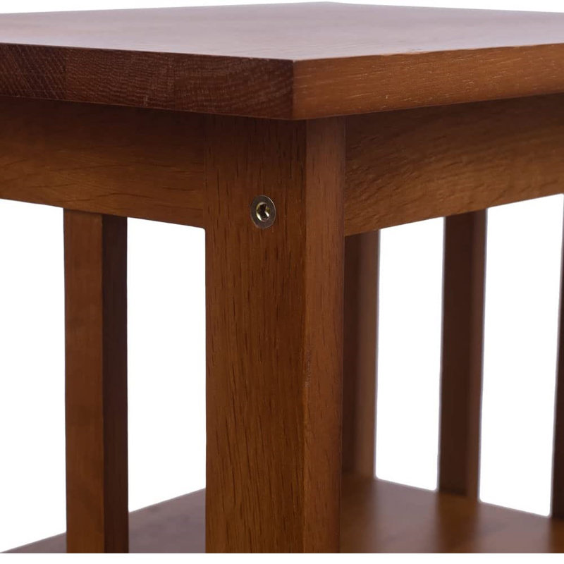 Whittington Solid Wood End Table, Walnut