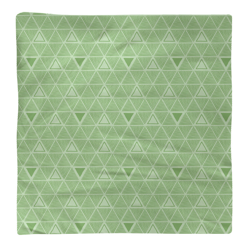 Jordao Cotton Abstract Square Napkin, Dark Green, 0.1" H x 10" W x 10" D