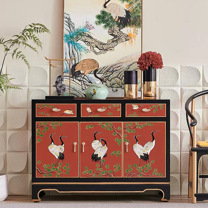 Armoire décorative multifonctionnelle simple et luxueuse, 35.43" H x 47.24" W x 15.75" D