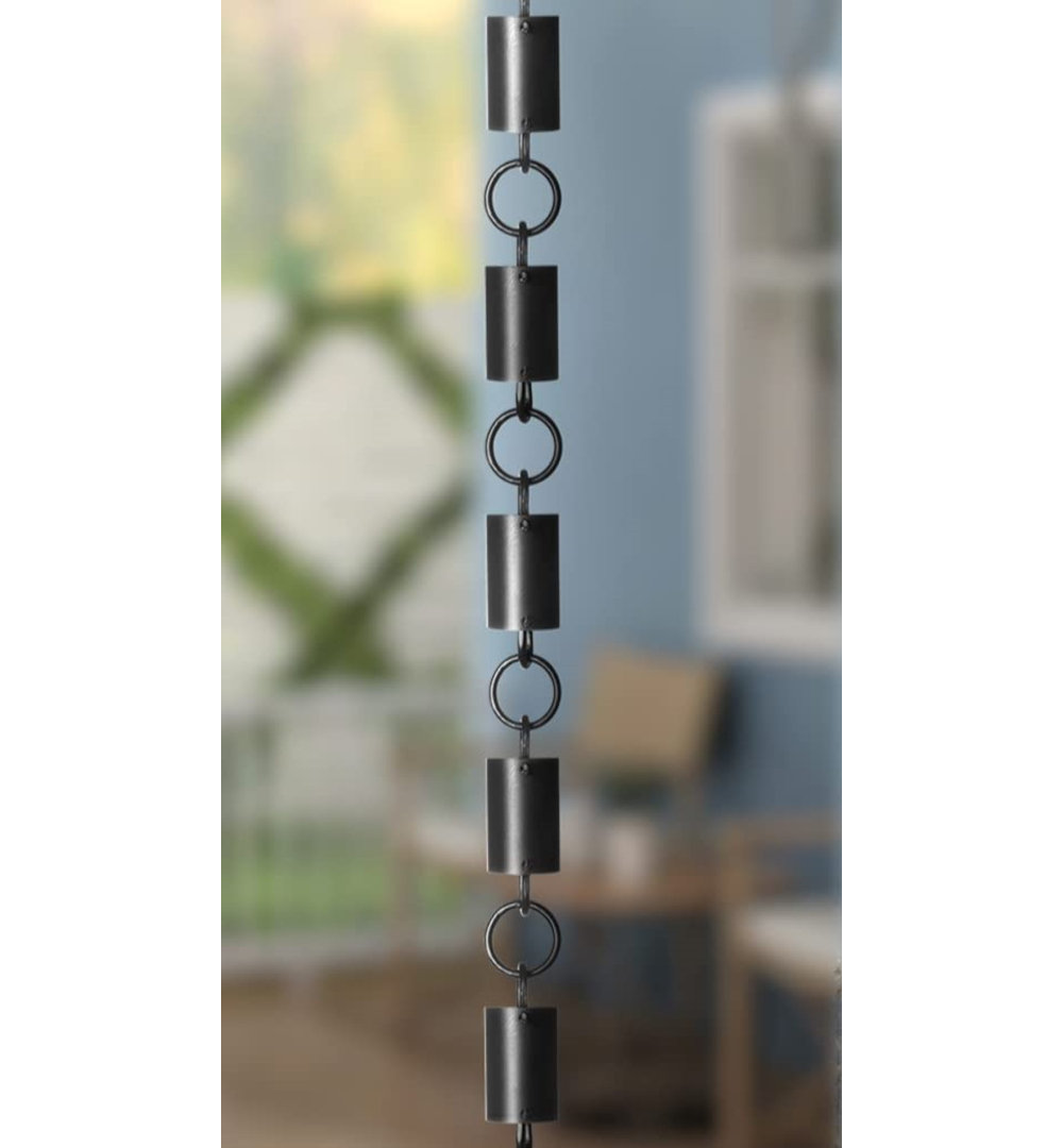 Aluminum Rain Chains Cylinder Replacement Downspout for Gutters Monarch Rain Chains 