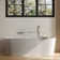 Waterfall Tub Faucet with Rough-in Valve,Wall Mounted Tub Spout with Handheld Shower