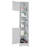 Multi-Functional Corner Cabinet Tall Bathroom Storage Cabinet with Two Doors-1162433395