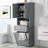 Large Storage Space Tilt-Out Laundry Hamper and Upper Storage Cabinet-105205761