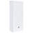 Jailine 3-Shelf Media Tower With Storage Cabinet White High Gloss