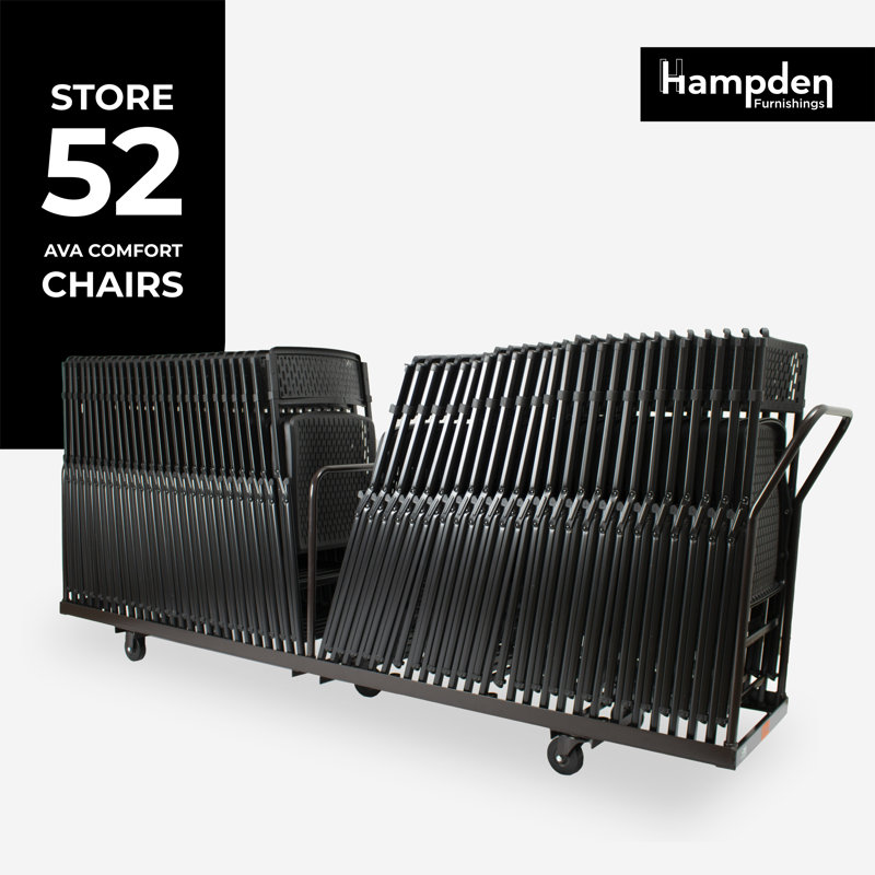 Chariot pliant Ava Comfort, 38.5" H x 106.5" W x 20.25" D