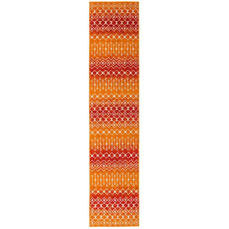 Abstract Indoor Rug, Runner 2'7" x 12'