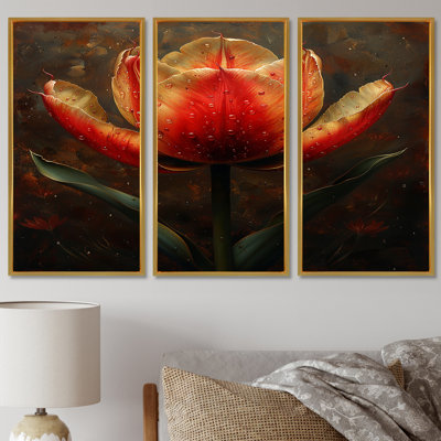 Boxborough - Ensemble de décoration murale tulipe