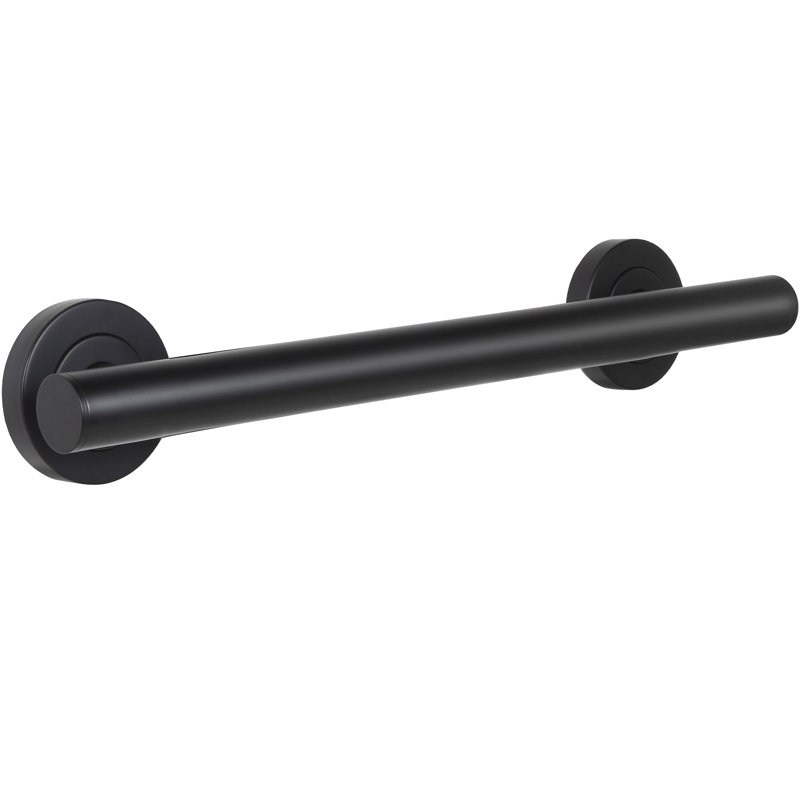 Bath Shower 12'' Safety Grab Bar, 12", Matte Black