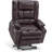 26.4'' W Oversized Dual Motor Power Lift Recliner Infinite Position With Heat And Massage, Faux Leather-97828951
