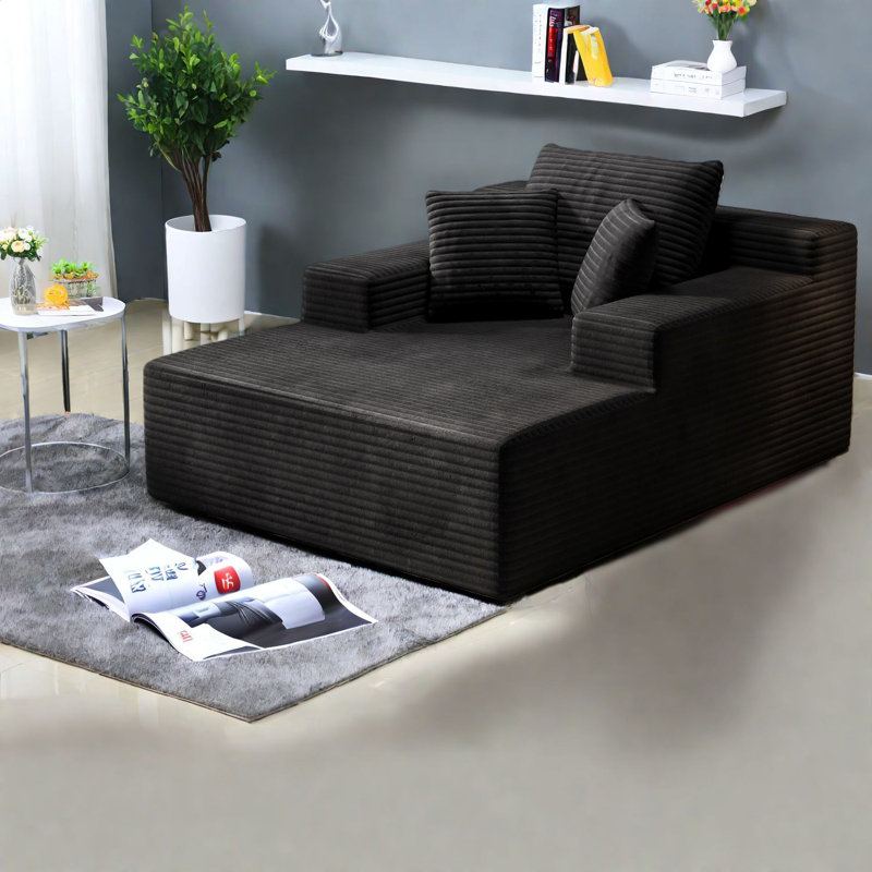 Oversized Recliners Corduroy 64.96 Inch Modern Deep Seat For Home
