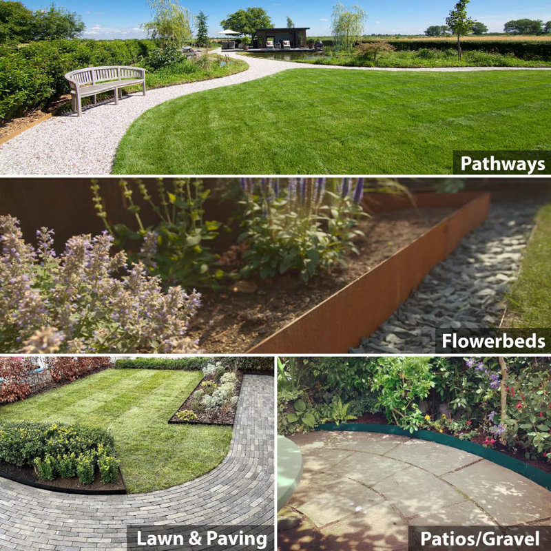 15cm H x 107.5cm W Lawn Edging