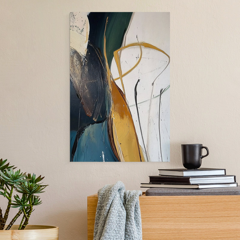 Série ABSTRACT DCIX - Impression sur toile seulement - NON CADRE, H 36 po x l 24 po