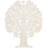 Wildon Home® Wooden Handmade Carved Tree Wall Decor With Scroll Details