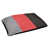 Gris mat / rouge / noir sélectionné