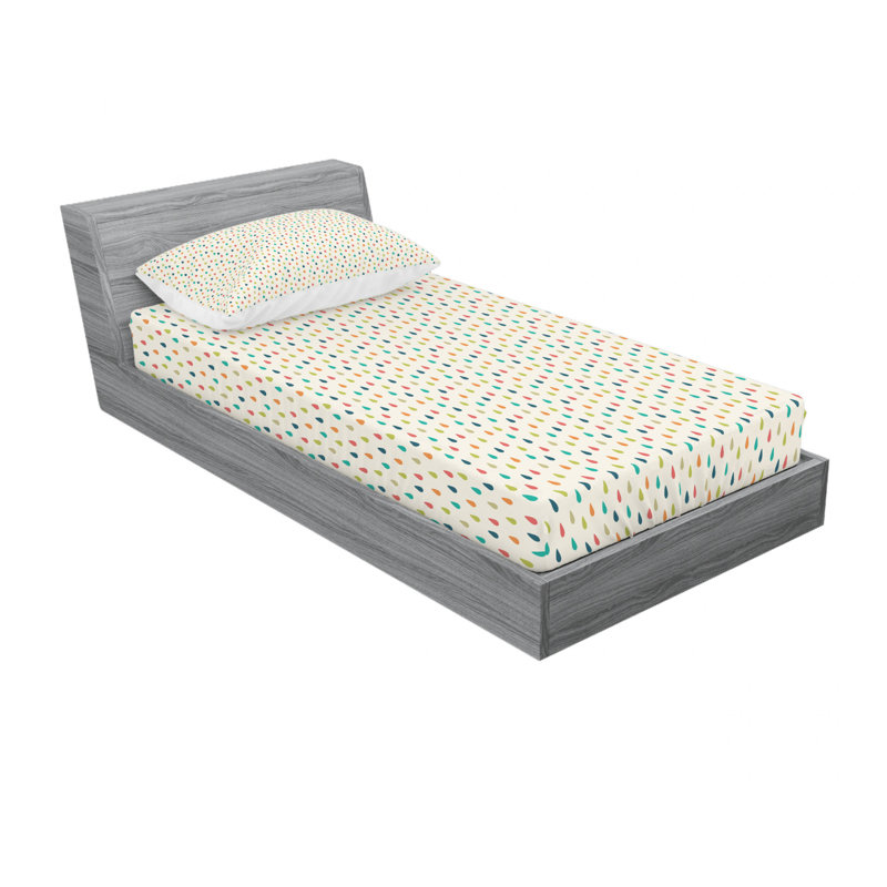Microfiber Sheet Set, Twin Sheet Set with Fitted Sheet
