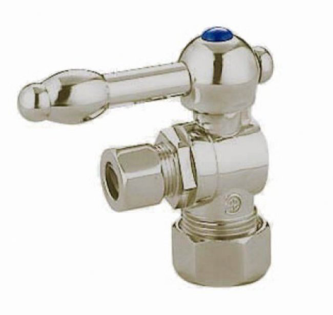 Quarter Decorative Turn Valves, Polished Chrome