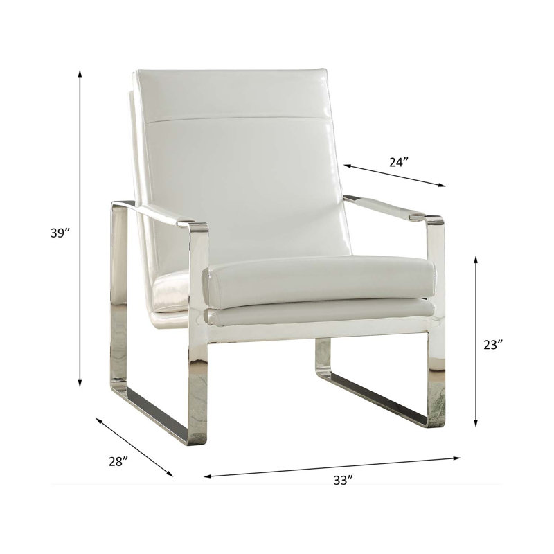 Rayborn Faux Leather Armchair