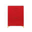 Armoire de rangement pour chaussures pour le vestibule, organisateur de chaussures autoportant avec 2 tiroirs rabattables, organisateur de rangement pour chaussures dissimulé pour garde-robe de couloir de porte, rouge