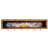 100% Solid Wood Sunrise Colorful Sunhine Wall Mounted Accent Coat Rack With 6 Hooks