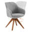 Upholstered Swivel Armchair-328588118