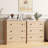 3 Drawer Dresser For Bedroom, Small Chests Of Drawers, Farmhouse Wood Nightstand Bedside Cabinet End Table, Modern Closet Storage Organizer For Bedroom, White-1819150096