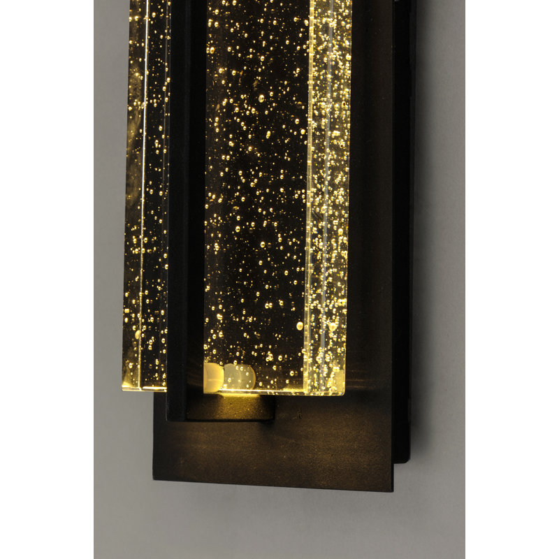Luminaire à cloison d'extérieur à DEL Ayoka, H 21 po x l 7 po x P 2,75 po