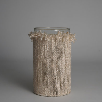 Porte-votive de table en verre